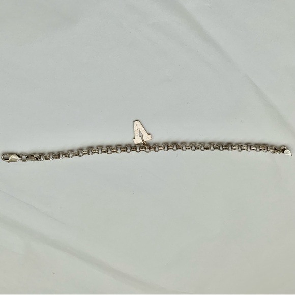 STERLING SILVER VINTAGE VANDERBILT UNIVERSITY CHARM BRACELET MADE IN ITALY NIB - Picture 6 of 11